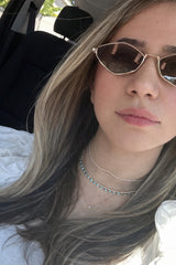 Turquoise Bezel Necklace