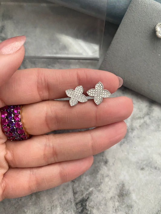 Crystal Bloom Studs