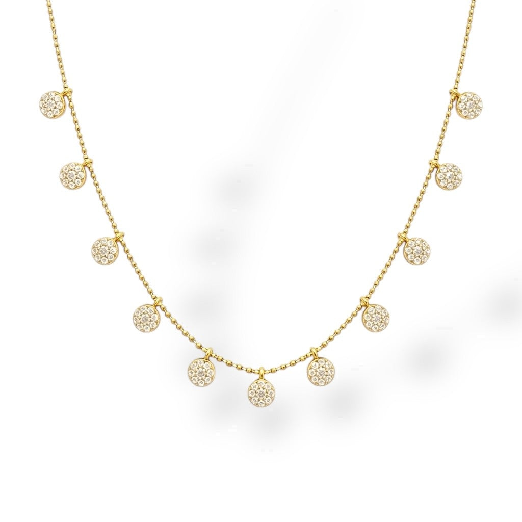 Dainty Coin Drop Necklace