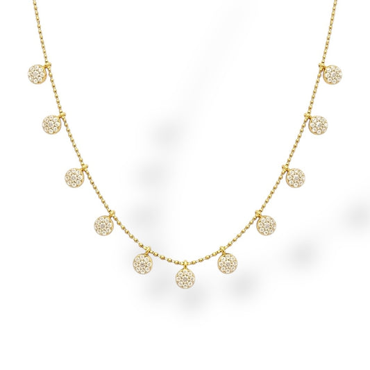 Dainty Coin Drop Necklace