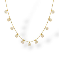 Dainty Coin Drop Necklace