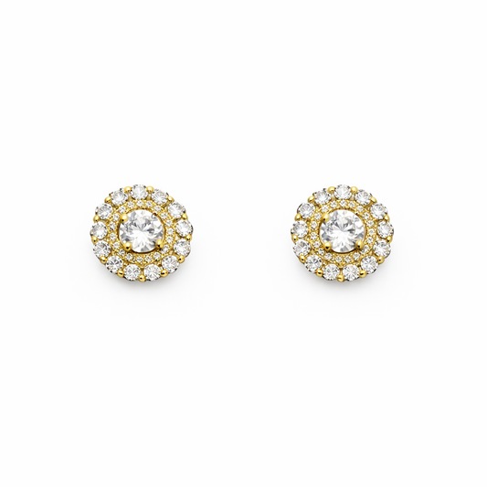 Lumi Halo Stud Earrings