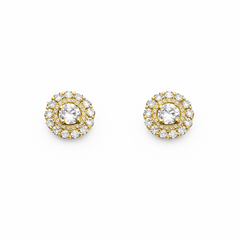 Lumi Halo Stud Earrings