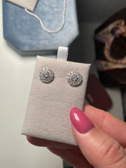 Lumi Halo Stud Earrings
