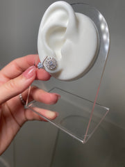 Lumi Halo Stud Earrings