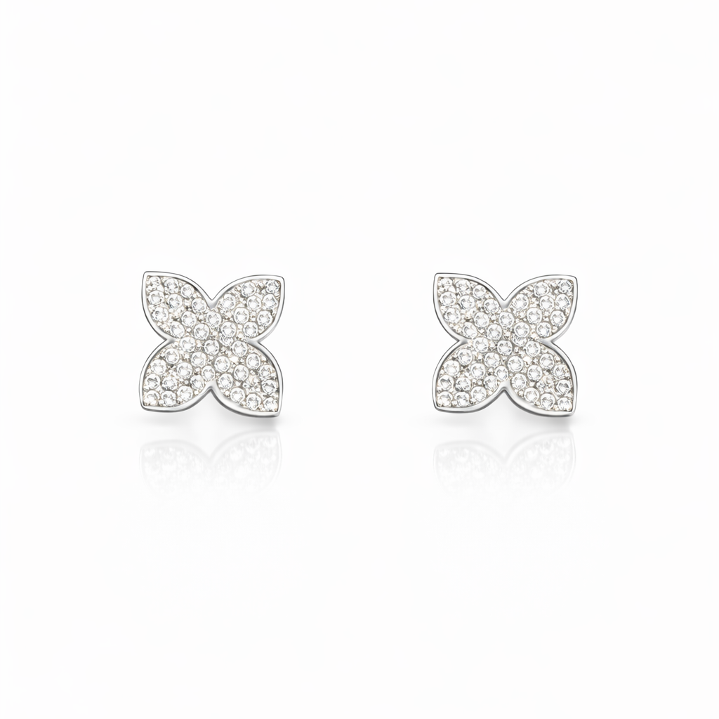 Crystal Bloom Studs