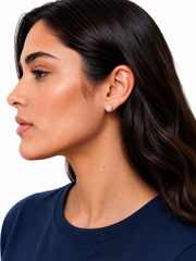 Opal Teardrop Stud Earrings