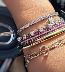 Intermittent CZ Bracelet