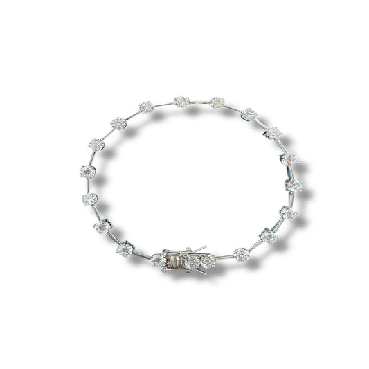 Intermittent CZ Bracelet