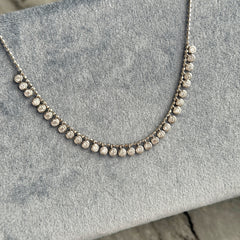 Mini Bezel Drops Necklace