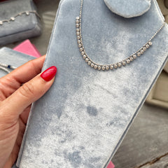 Mini Bezel Drops Necklace