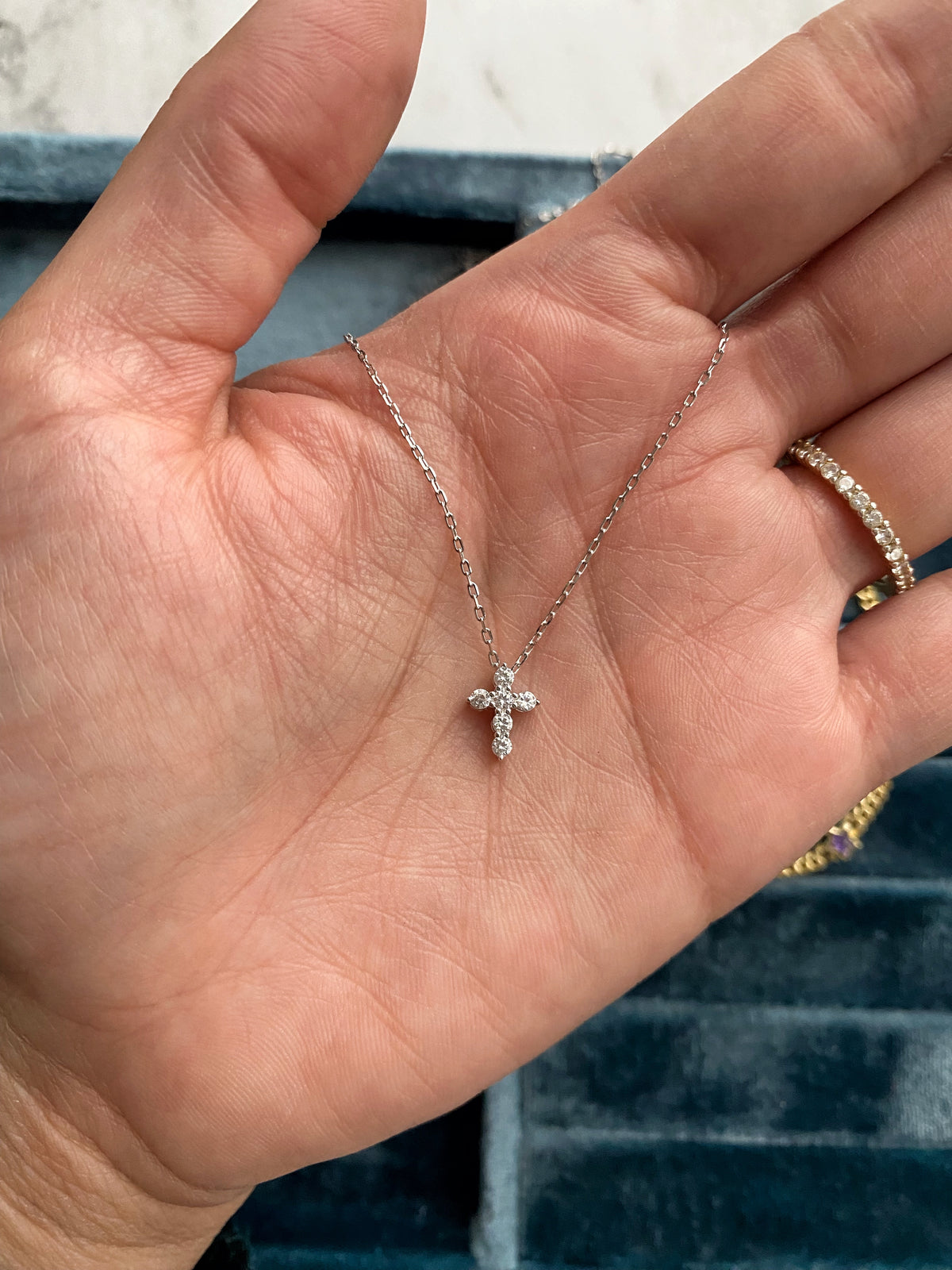 Mini Cross Necklace