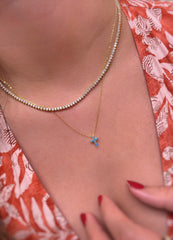 Mini Cross Necklace