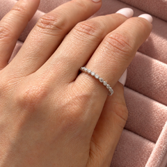 Mini Moissanite Eternity Ring