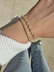 Mixed Shapes Tennis Bracelet