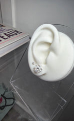 Moissanite Solitaire Stud