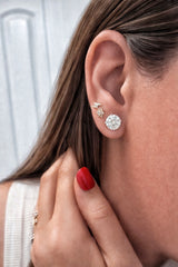 Moissanite Solitaire Stud