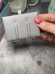 Pavé Chain Drop Earrings