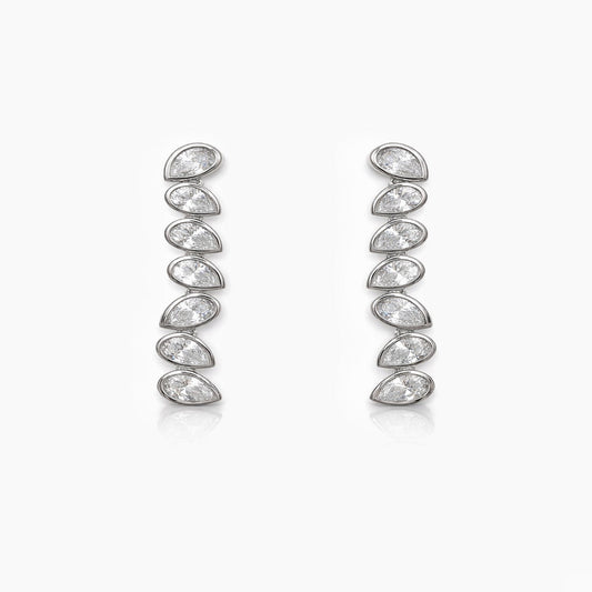 Pear Drop Zirconia Earrings