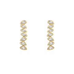 Pear Drop Zirconia Earrings
