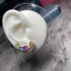 Rainbow Arc Earrings