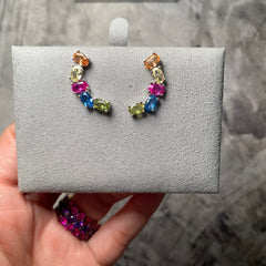 Rainbow Arc Earrings