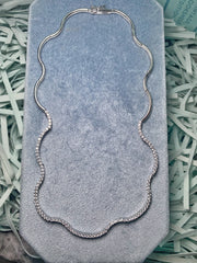 Signature Wave tennis Necklace
