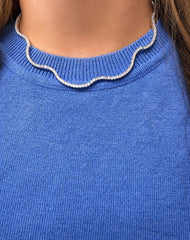 Signature Wave tennis Necklace