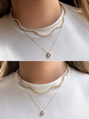Signature Wave tennis Necklace