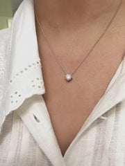 Solitaire Moissanite Necklace