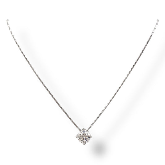 Solitaire Moissanite Necklace
