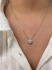 Solitaire Moissanite Necklace