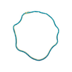 Turquoise tennis Necklace
