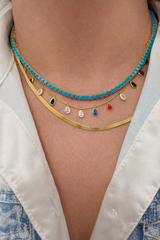 Turquoise tennis Necklace