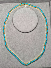 Turquoise tennis Necklace