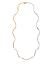 Signature Wave tennis Necklace
